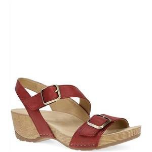 NEW DANSKO women's trinity sandal in cayenne
